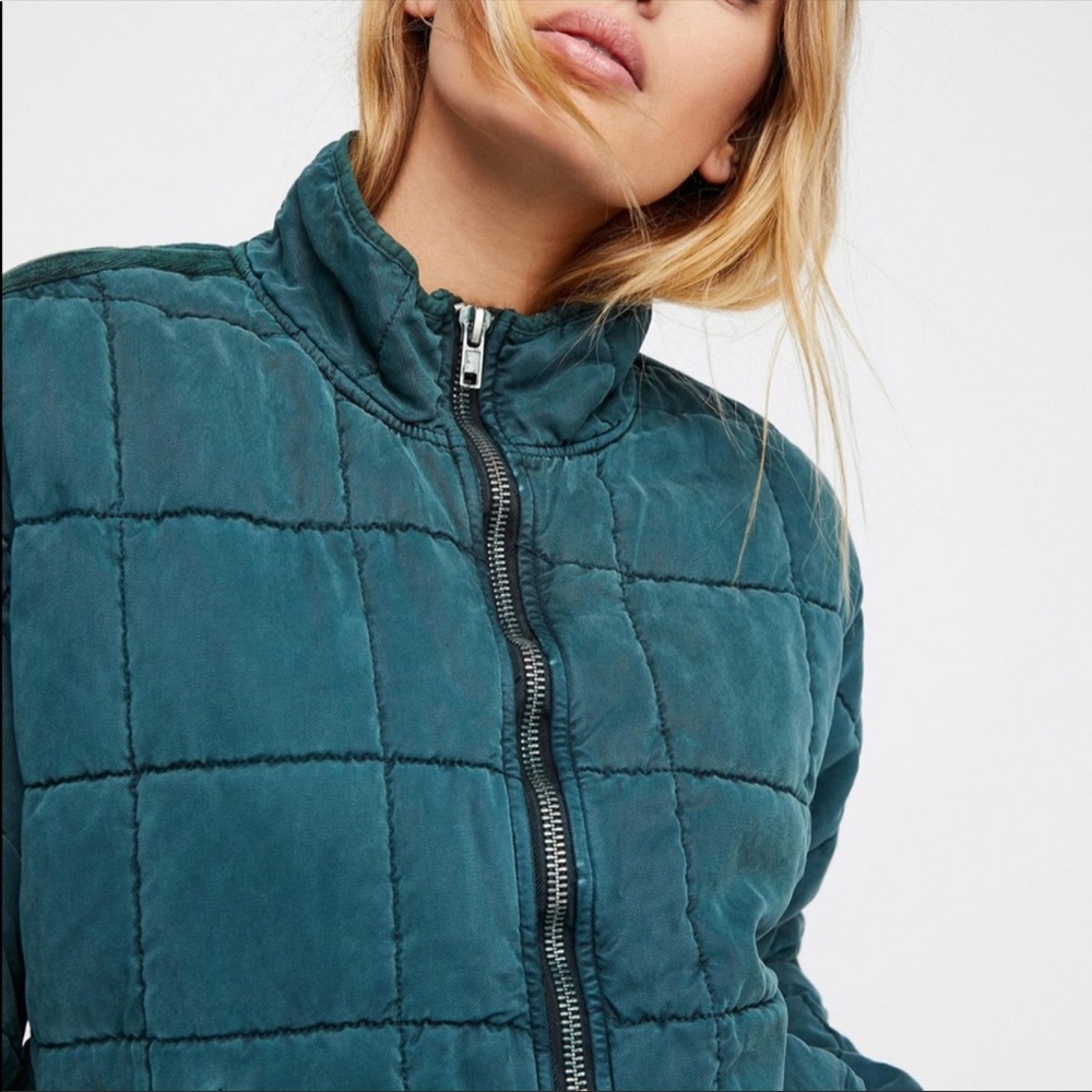Free People Quilted Dolman Jacket